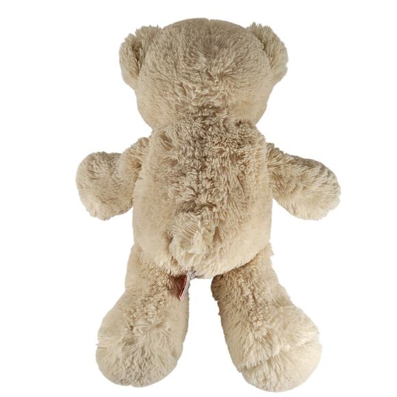 Plush Teddy Bear 14" Cream Tan Stuffed Animal Soft Toy 2015 Ty Inc Stuffy Plushy - Picture 5 of 13